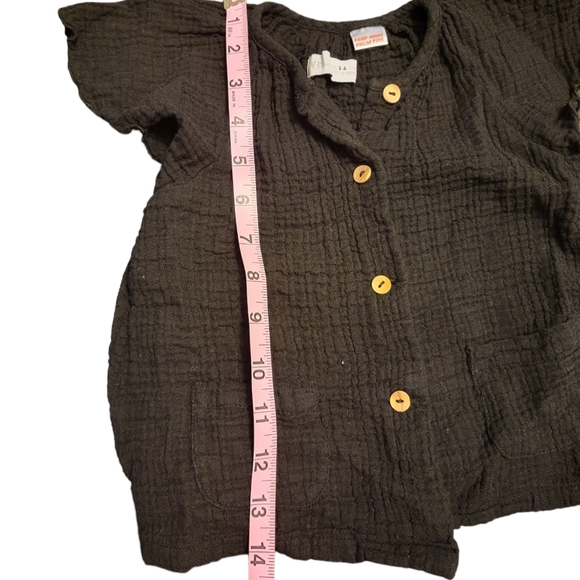 Zara Baby Cheesecloth button top - Picture 3 of 5